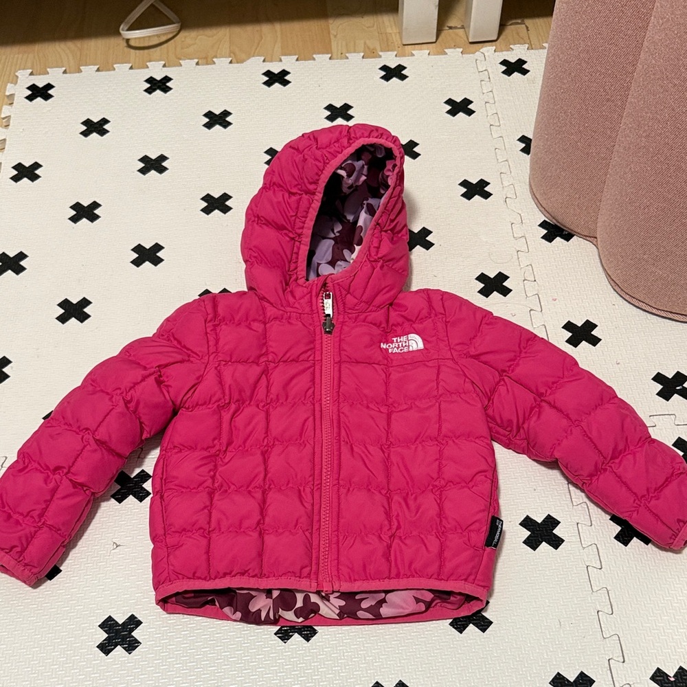 The North Face Fuchsia Quilted Jacket